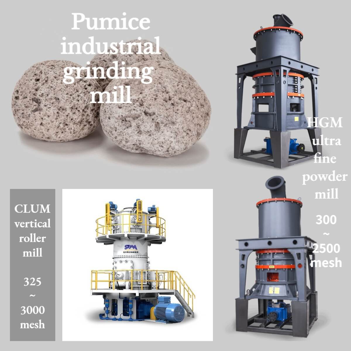 Pumice Industrial Powder Grinder