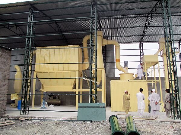 Quartz Vertical Grinding Mill - Case in Saudi Arabia