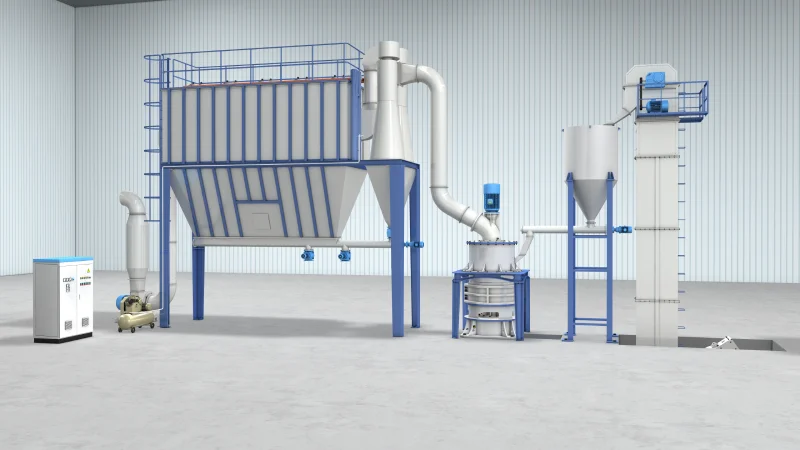 Application of Ring Roller Mill in Desulfurization Production Line of Power Plant