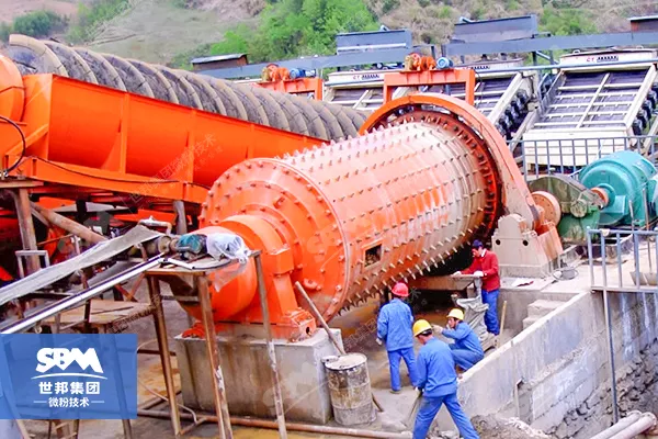 Lead-zinc ore crushing and grinding process