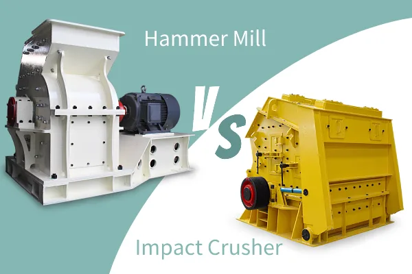 What is the difference between hammer crusher and impact crusher?