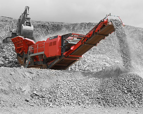 What machine is used for granite crushing?