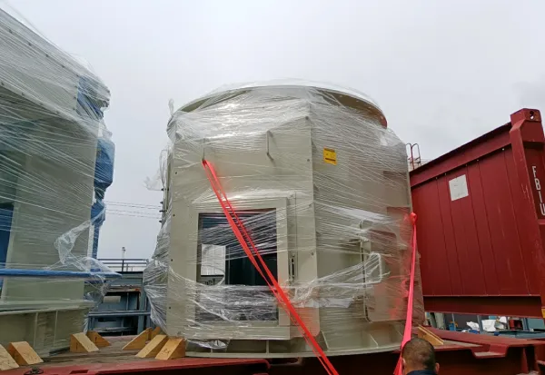 Delivery site of CLUM vertical mill - sent to Egypt