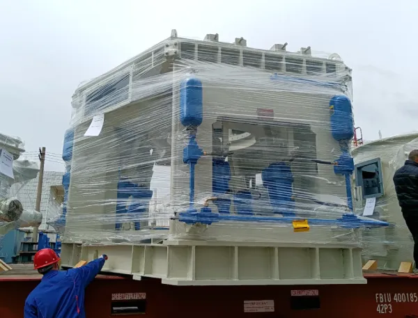 Delivery site of CLUM vertical mill - sent to Egypt