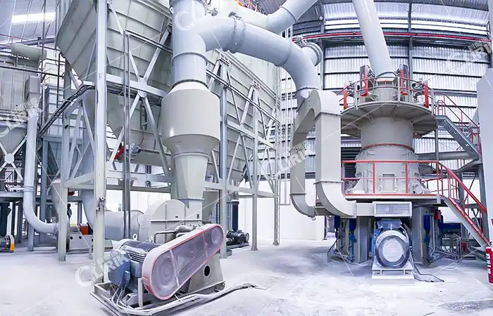 Calcium oxide ultrafine vertical roller mill