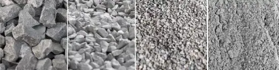 Limestone crushing, sand making and grinding process