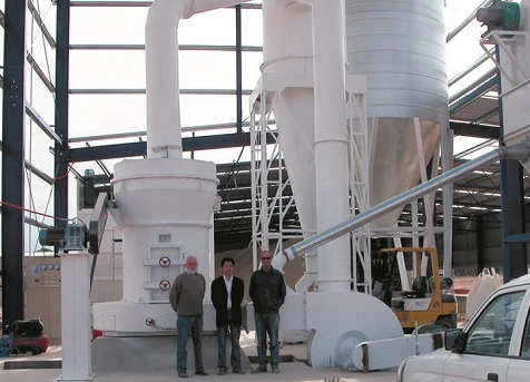 Raymond mill production line in Uzbekistan