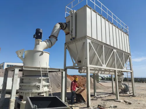 Xinjiang, China 800 mesh barite powder grinding production line