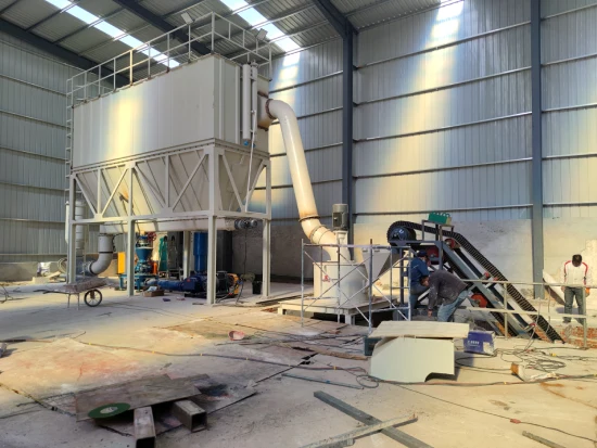 Limestone ultrafine grinding production line customer site-SBM Ultrafine Powder Technology