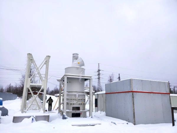HGM ultra-fine grinding mill production line installation site in Russia