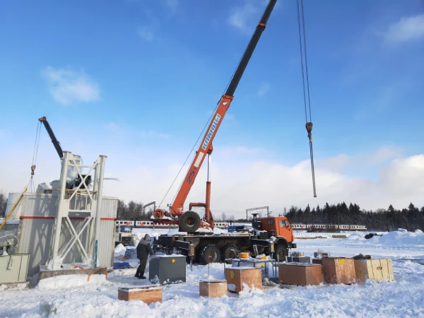 HGM ultra-fine grinding mill production line installation site in Russia