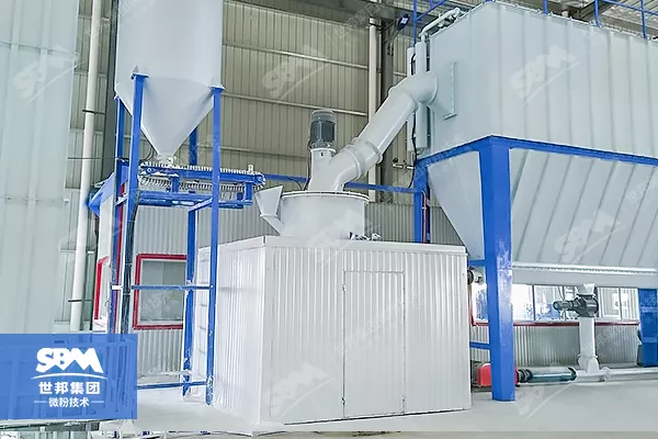 Ring Mill For Ultrafine Grinding Calcium Carbonate-SBM Ultrafine Powder Technology ring mill with soundproof room