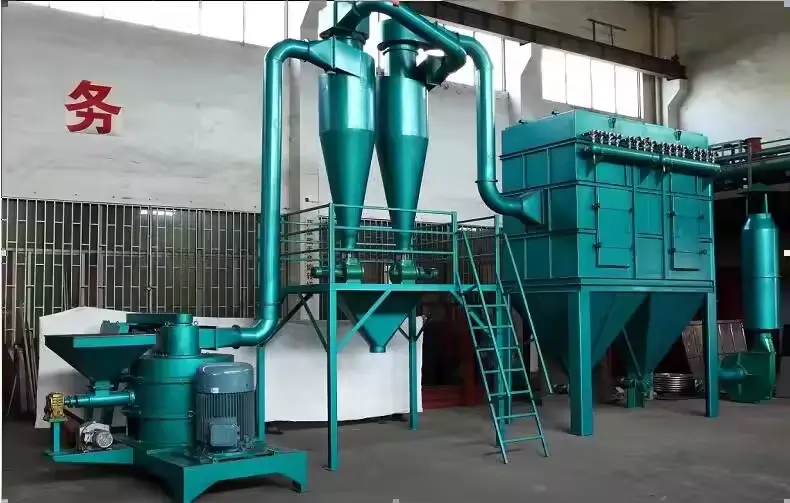 Molino micronizador de polvo con flujo de aire tipo vórtice CLQM