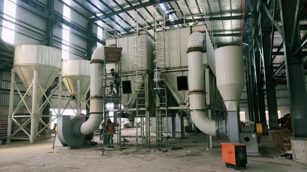 Bangladesh Calcium Carbonate Project With HGM125 Ultrafine Ring Roller Mills