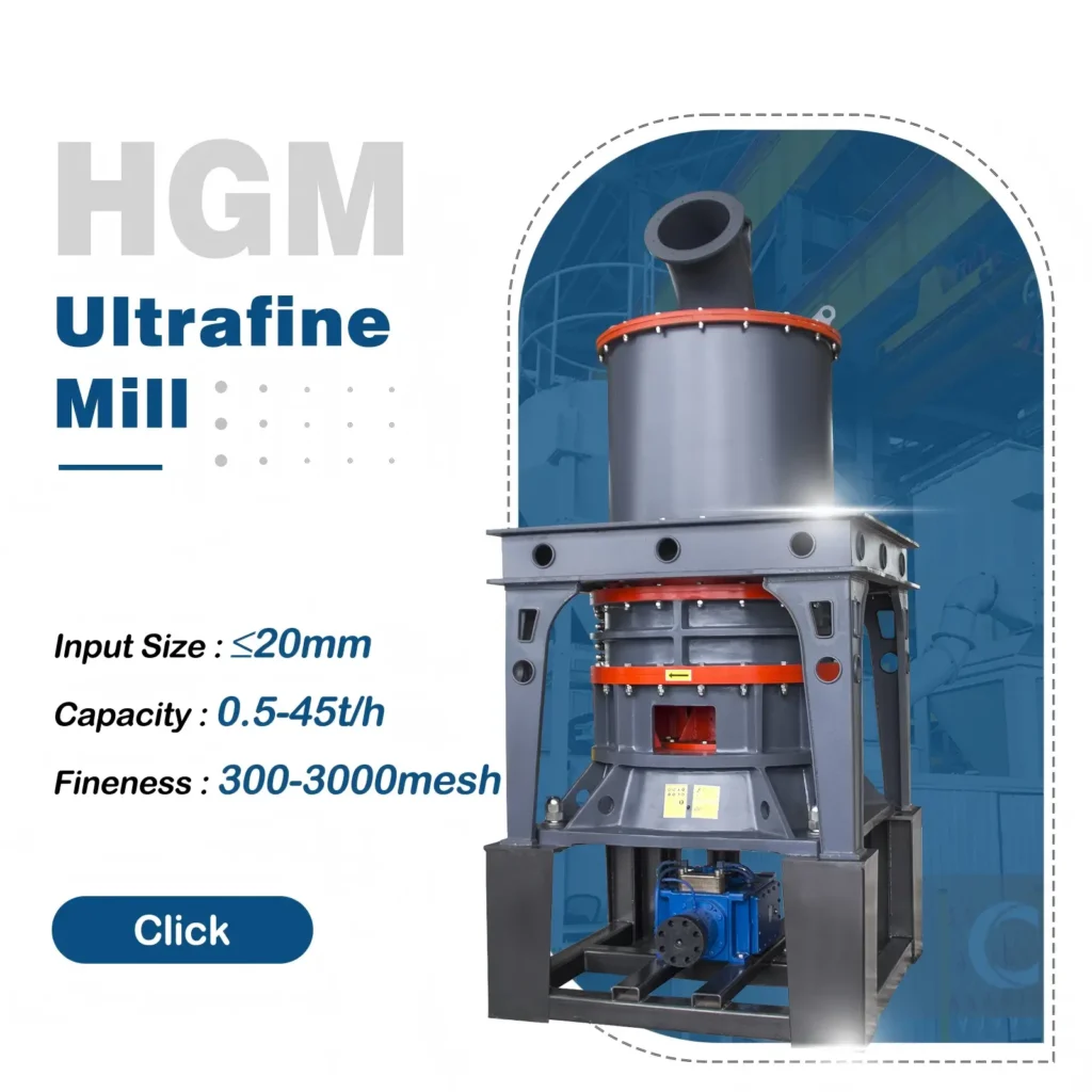 Oman 3000 Mesh Ground Calcium Carbonate Processing Project-SBM Ultrafine Powder Technology HGM ultrafine grinding mill features.