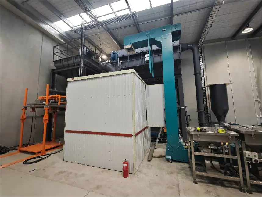 HGM Heavy Duty Grinder Machine Installed On-site